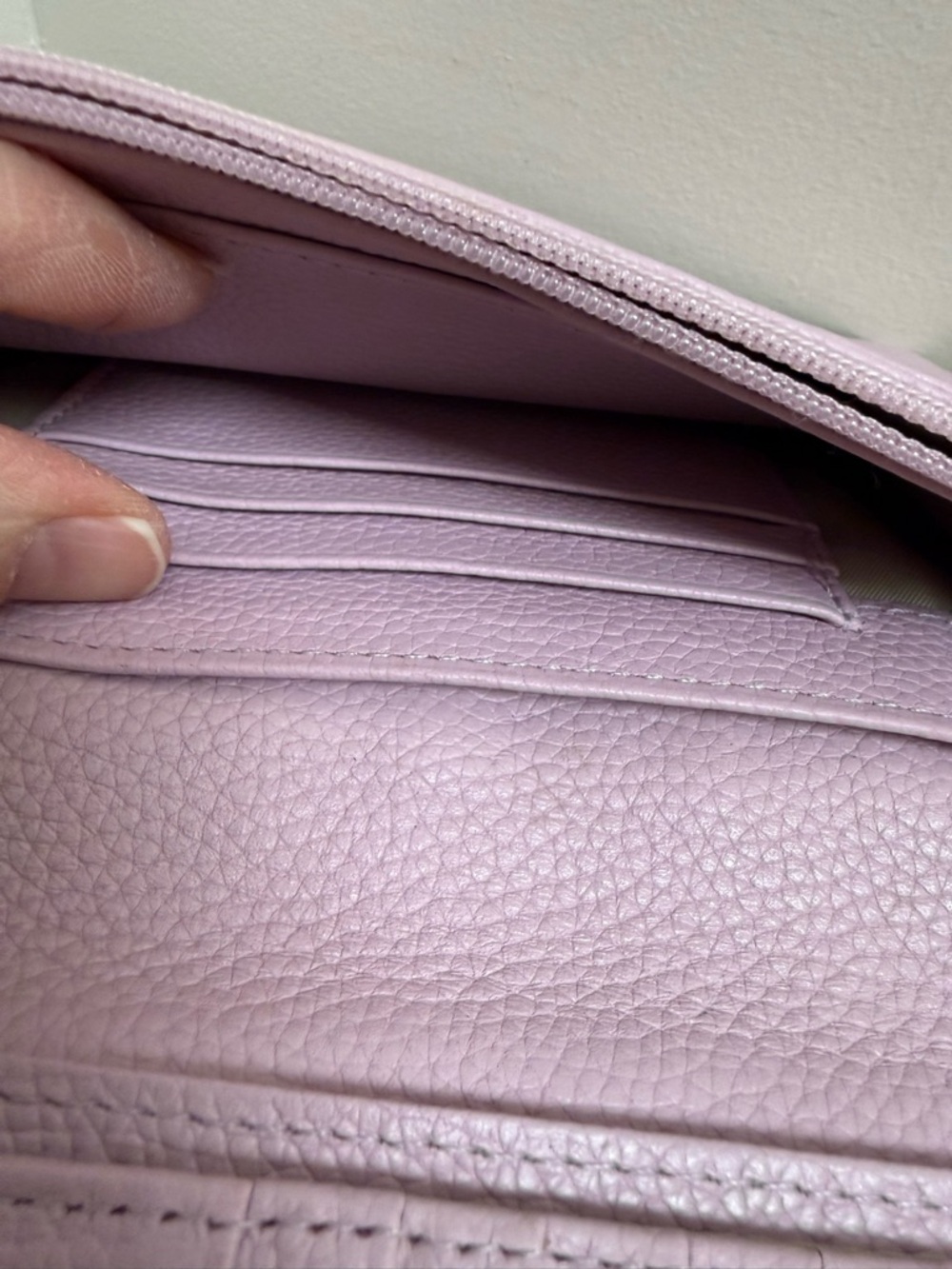 Michael Kors Lilac Pebbled Leather Phone Crossbody - Picture 9 of 12